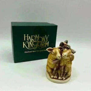 Mint Harmony Kingdom “Mutton Chops” Collectible Trinket Box Crushed Marble